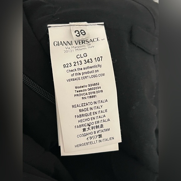 Versace Collection Lace Panel Gown Long Dress sz US 0-2 / IT 38 - Picture 5 of 7